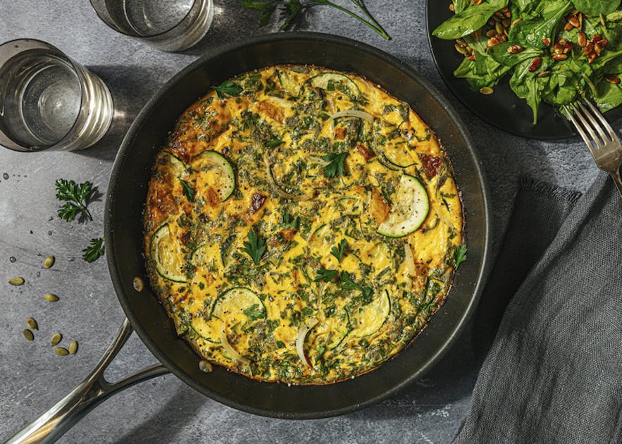 Fresh Prep Squash & Asiago Frittata