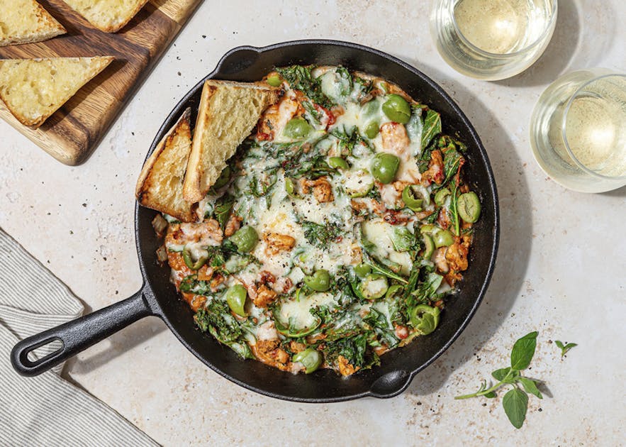 Fresh Prep Tuscan Chicken & Kale Skillet
