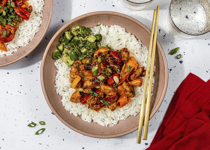 Fresh Prep Spicy & Sweet Chili Chicken Bowl