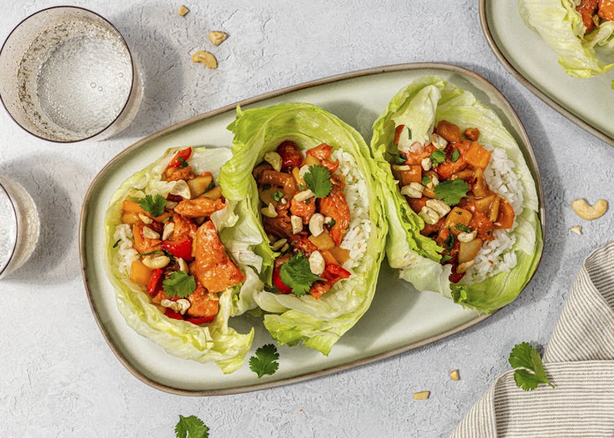 Fresh Prep Teriyaki Salmon Lettuce Cups