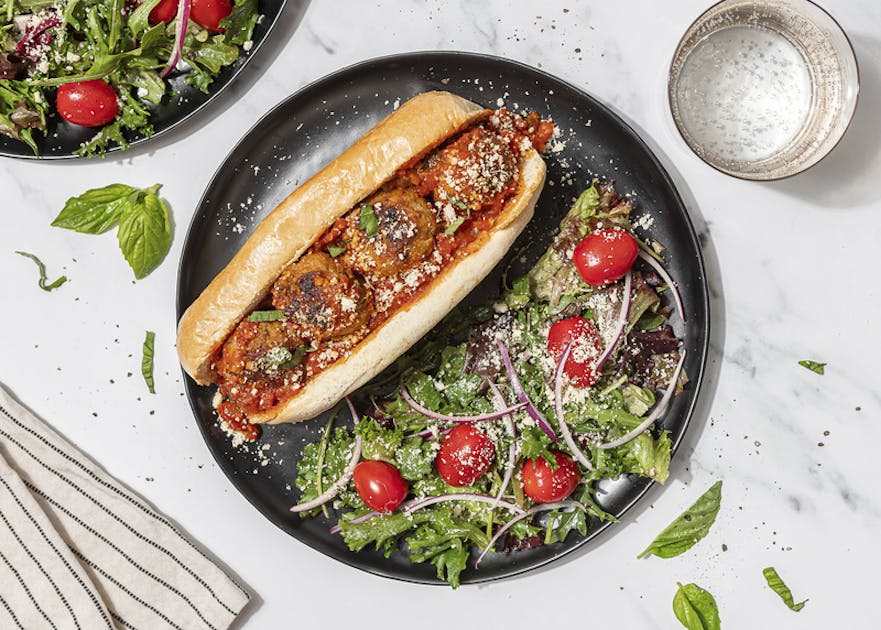 Fresh Prep Turkey Meatball Pizza Sub