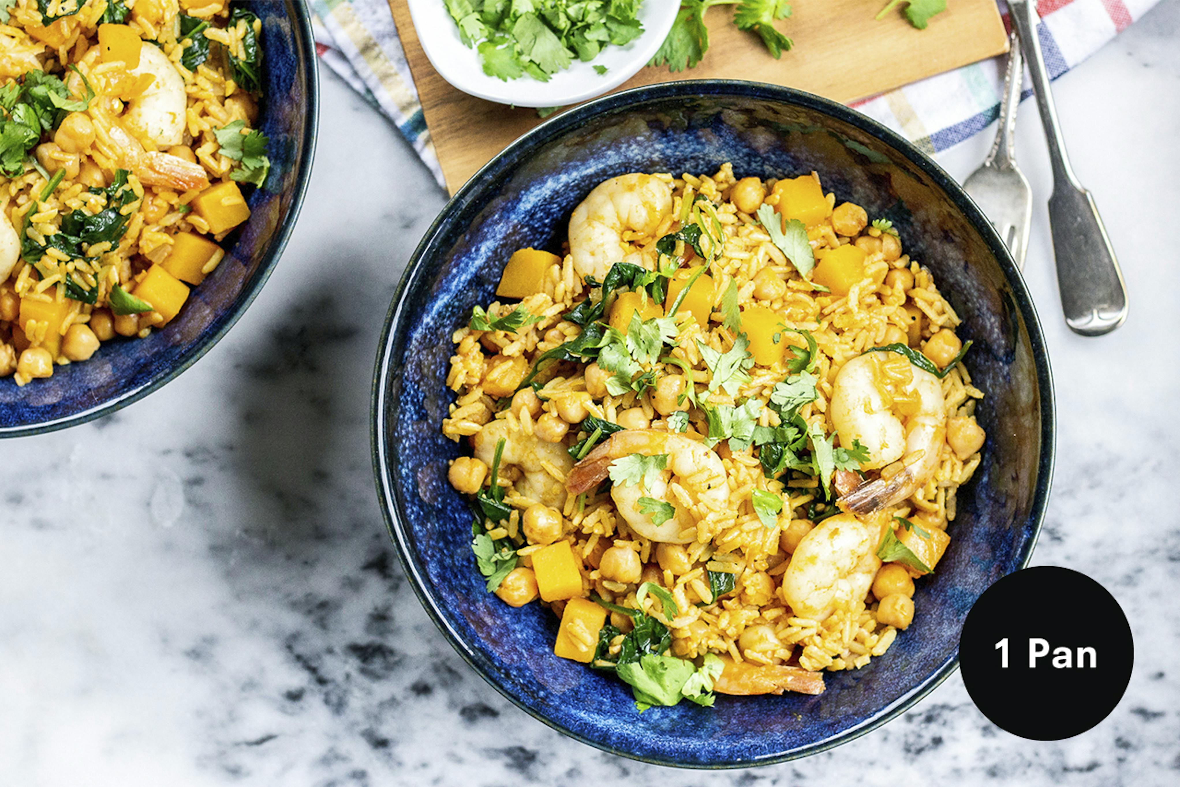 Fresh Prep Curried Shrimp and Basmati Rice
